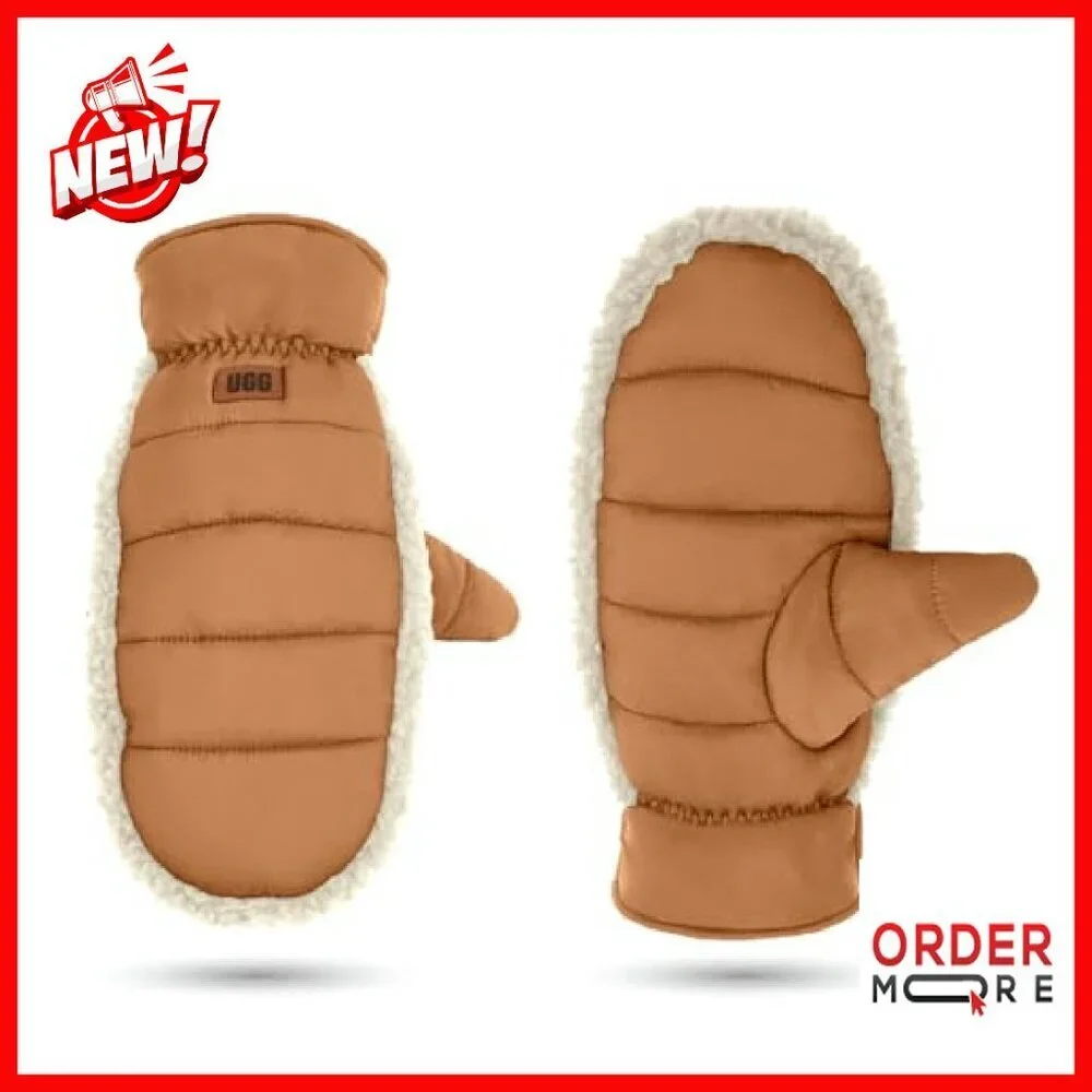 Women's Water-Resistant Winter Mittens, Polyester Insulated, Nylon Shell